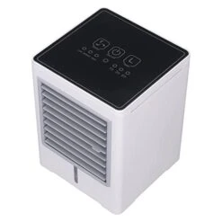 Humidifier Cooling Fan, Powerful Portable Air Conditioner Fan 470ml Storage Capacity 3 Wind Speed Low Power Consumption USB Charging For Outdoor For Desktop