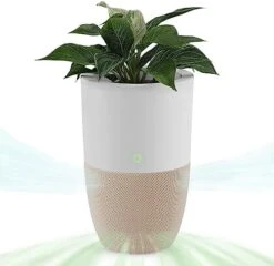 Dupray Bloom™ Air Purifier For Large Rooms With Planter Or Custom Accent Table Design | For Home, Bedroom, Office, Dust, Pets | H13 HEPA Air Filtration (Planter, Cloudy Gray) -Solo Stoves Shop 41oqiWyr4WL. AC