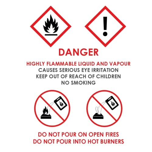 Roundfire Premium 1 Liter -Bio Ethanol Fuel For Fireplaces, Stoves And Burners (1.06 Quart) Clean Burning, Sustainable Fuel. 4 Roundfire Premium 1 Liter -Bio Ethanol Fuel For Fireplaces, Stoves And Burners (1.06 Quart) Clean Burning, Sustainable Fuel. - Image 4