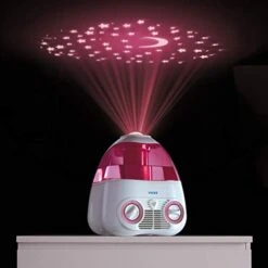 Vicks® Vicks Starry Night Cool Moisture Humidifier With Projector & VapoPad Scent Pad Heater, Pink -Solo Stoves Shop 41q2yZ39AgL