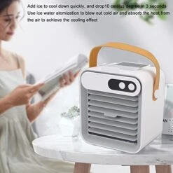 Desktop Air Conditioner, Home Multifunctional Portable 3 Gear Air Conditioner White -Solo Stoves Shop 41qGm1LEyqL