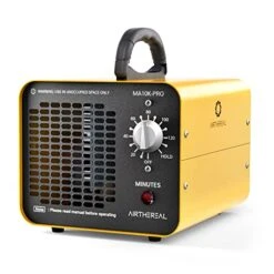 Airthereal MA10K-PRO Ozone Generator 10000 Mg/h High Capacity O3 Machine, Home Ionizer Odor Remover, Yellow