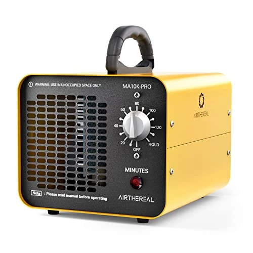 Airthereal MA10K-PRO Ozone Generator 10000 Mg/h High Capacity O3 Machine, Home Ionizer Odor Remover, Yellow 1 Airthereal MA10K-PRO Ozone Generator 10000 Mg/h High Capacity O3 Machine, Home Ionizer Odor Remover, Yellow