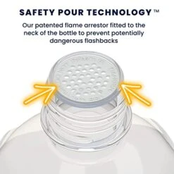 SMART FUEL 6 Liter Pack- Indoor/Outdoor Fireplace Fuel- Ultra Pure Safety Pour Technology- Toxic Free, Planet Friendly, Ethanol For Indoor And Outdoor Burning -Solo Stoves Shop 41qfnR9BQ1L