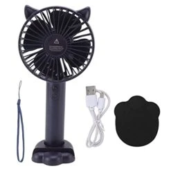 GLOGLOW Hand Held Fan, ABS PC Portable Fan For Travel Small Compact For Library For Outdoors -Solo Stoves Shop 41qgU0Nbm5L