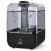 FoPcc Cool Mist Humidifier, Quiet Ultrasonic Humidifiers For Bedroom Babies, 4.5L Large Top Fill Air Humidifier, Works Up To 30 Hours, Adjustable Mist Levels, Auto Shut-Off, Black