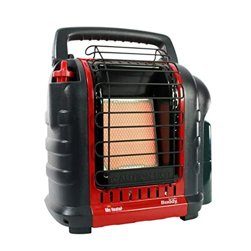Mr. Heater Original 540-Degree 45,000 BTU Tank Top Radiant Propane Heater & F232000 MH9BX Buddy 4,000-9,000-BTU Indoor-Safe Portable Propane Radiant Heater, Red-Black 5 Mr. Heater Original 540-Degree 45,000 BTU Tank Top Radiant Propane Heater & F232000 MH9BX Buddy 4,000-9,000-BTU Indoor-Safe Portable Propane Radiant Heater, Red-Black - Image 5