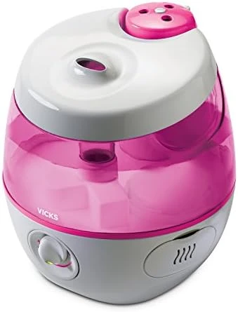 Vicks® Vicks Sweet Dreams Cool Mist Humidifier, Pink, Medium Rooms, 1 Gallon Tank – Filter Free Cool Mist Humidifier For Baby And Kids Rooms With Light Up Display, Works With Vicks VapoPads 6 Vicks® Vicks Sweet Dreams Cool Mist Humidifier, Pink, Medium Rooms, 1 Gallon Tank – Filter Free Cool Mist Humidifier For Baby And Kids Rooms With Light Up Display, Works With Vicks VapoPads - Image 6