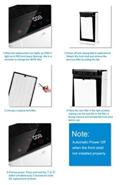 Airthereal Replacement True HEPA Filter For Pure Morning APH260 Air Purifier (2-Pack) -Solo Stoves Shop 41tIcCPGDYL