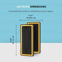HoMedics TotalClean PetPlus Carbon Replacement Filter For Air Purifiers (2 Pack), Activated Carbon Odor Filters For HoMedics AT-PET01, AT-PET02, Air Purifiers That Remove Pet Odor 6 HoMedics TotalClean PetPlus Carbon Replacement Filter For Air Purifiers (2 Pack), Activated Carbon Odor Filters For HoMedics AT-PET01, AT-PET02, Air Purifiers That Remove Pet Odor -Solo Stoves Shop 41tpZpsHnwL