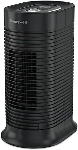 Honeywell AllergenPlus HEPA Tower Air Purifier, Airborne Allergen Reducer For Small Rooms (75 Sq Ft), Black - Wildlfire/Smoke, Pollen, Pet Dander, And Dust Air Purifier, HPA060 3 Honeywell AllergenPlus HEPA Tower Air Purifier, Airborne Allergen Reducer For Small Rooms (75 Sq Ft), Black - Wildlfire/Smoke, Pollen, Pet Dander, And Dust Air Purifier, HPA060 - Image 3