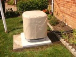 Air Conditioner Cover: CUSTOM AC Winter Cover For Outside Unit Designed To Fit Your EXACT AC Unit PERFECTLY. No More Worry About Cover Blowing Off Or Using Bungee Cords To Hold Down Your Generic Cover -Solo Stoves Shop 41uYIZfUs5L