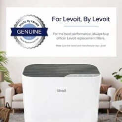 LEVOIT Vital100 Air Purifier Replacement, HEPA High-Efficiency Activated Carbon Filter, Vital 100-RF, 2 Pack, White -Solo Stoves Shop 41uwevNokyL