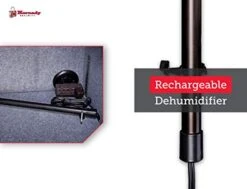 Hornady Gun Safe Dehumidifier Rod 12 Inch, Black, 95903 - Maintenance-Free Plug-In Electric Dehumidifier Eliminates Moisture For Gun Safes & Cabinets To Help Prevent Rust & Corrosion In Your Gun Vault -Solo Stoves Shop 41vbfE9FK1L