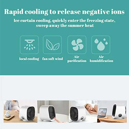 HJINGBIN USB Aircon, USB 3-Speed Fan Speed Air Cooler Cheap, Durable Strong Domestic Air Cooler For Bedroom Home Office Outdoor Usage 2 HJINGBIN USB Aircon, USB 3-Speed Fan Speed Air Cooler Cheap, Durable Strong Domestic Air Cooler For Bedroom Home Office Outdoor Usage - Image 2
