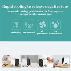 HJINGBIN Aircondition, 3-Speed Wind Speed 4 In 1 Desktop Air Con, Sturdy Room Air Conditioning For Office Home Dorm Etc -Solo Stoves Shop 41wPOkzDViL