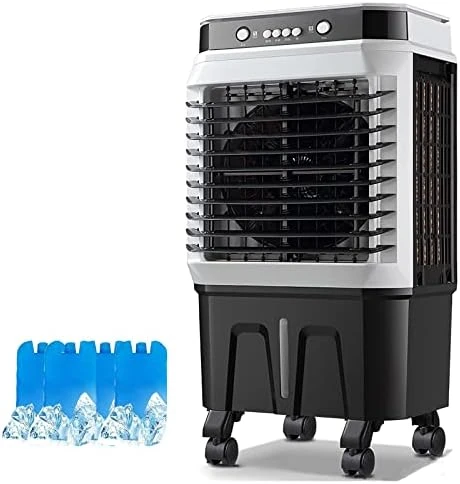 BeiLiHe Portable Evaporative Air Cooler, 3 Speeds Cooling Fan With 4 Ice Box, 120°Oscillation Swamp Cooler With 4 Universal Wheel, 40L Water Tank, Mechanical & Remote Control (Color : Mechanical) 6 BeiLiHe Portable Evaporative Air Cooler, 3 Speeds Cooling Fan With 4 Ice Box, 120°Oscillation Swamp Cooler With 4 Universal Wheel, 40L Water Tank, Mechanical & Remote Control (Color : Mechanical) - Image 6