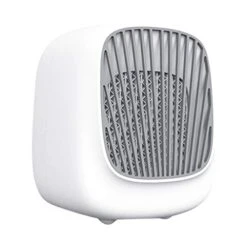 GENERIC Dorm Mini Fan Refrigerator In Air Portable Household Conditioning Desktop Cooler Smart Home Space Heater And Fan With Remote Control (White, One Size)