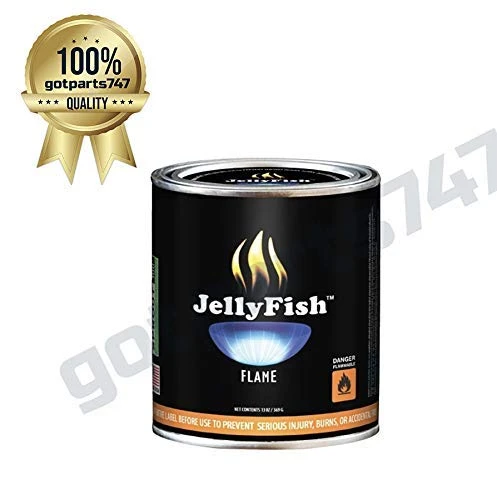Real JellyFish Flame Premium Gel Fuel 24 Cans Indoor Or Outdoor Made In USA 13oz 4 Real JellyFish Flame Premium Gel Fuel 24 Cans Indoor Or Outdoor Made In USA 13oz - Image 4