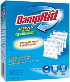 DampRid 10.5 Oz Fragrance Free Absorber Easy Fill Refill Packs-4 Count – Attracts & Traps Moisture For Fresher, Cleaner Air, Blue/White 9 DampRid 10.5 Oz Fragrance Free Absorber Easy Fill Refill Packs-4 Count – Attracts & Traps Moisture For Fresher, Cleaner Air, Blue/White -Solo Stoves Shop 51 2SioHzZL. AC