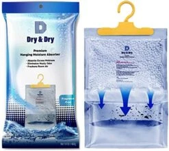 Dry & Dry 4 Pack [Net 14 Oz/Pack] Premium Hanging Moisture Absorbers To Control Excess Moisture For Basements, Closets, Bathrooms, Laundry Rooms. - Ultra Strong Moisture Absorbers -Solo Stoves Shop 51 ydETTs7L. AC 1