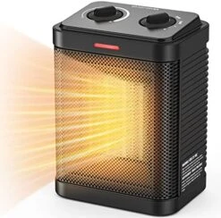 Small Space Heater, Portable 1500W Ceramic Space Heater For Indoor Use, Overheated & Tip-Over Safety Protection, Personal Electric Space Heater With Thermostat For Desk, Office, Home, And Room Use -Solo Stoves Shop 510qRE84gKL. AC
