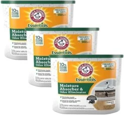 Arm & Hammer Fragrance Free Refillable Moisture Absorber And Odor Eliminator 14 Oz.(Pack Of 3) -Solo Stoves Shop 510sBEaTAYL. AC