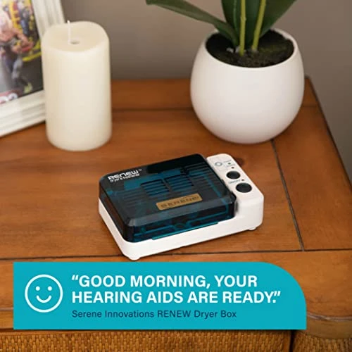 Hearing Aid Dryer Dehumidifier – Cochlear Implant & Hearing Aid Cleaner Removes Sweat & Moisture From Hearing Aids & Wireless Earbuds In High Humidity – Hearing Aid Dehumidifier By Serene Innovations 2 Hearing Aid Dryer Dehumidifier – Cochlear Implant & Hearing Aid Cleaner Removes Sweat & Moisture From Hearing Aids & Wireless Earbuds In High Humidity – Hearing Aid Dehumidifier By Serene Innovations - Image 2
