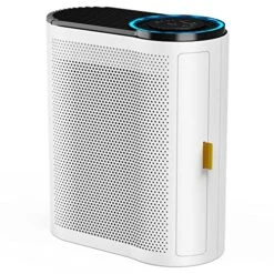 AROEVE Air Purifiers For Large Room Up To 1095 Sq Ft Coverage With Air Quality Sensors H13 True HEPA Filter With Auto Function For Home, Bedroom, MK04- White