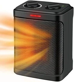 Andily Space Heater Electric Heater For Home And Office Ceramic Small Heater With Thermostat, 750W/1500W -Solo Stoves Shop 511XIaTUDWL. AC