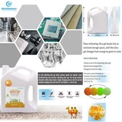 Wisesorb 16 LBS Indicating Silica Gel Beads (Orange To Green), Reusable Dessicant Dehumidifiers Desiccant Moisture Absorber, 2 Pack Of 8 LBS 17 Wisesorb 16 LBS Indicating Silica Gel Beads (Orange To Green), Reusable Dessicant Dehumidifiers Desiccant Moisture Absorber, 2 Pack Of 8 LBS -Solo Stoves Shop 5124iunfjFL