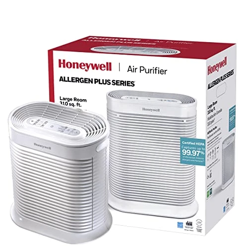 Honeywell HPA204 HEPA Air Purifier For Large Rooms - Microscopic Airborne Allergen+ Reducer, Cleans Up To 1500 Sq Ft In 1 Hour - Wildfire/Smoke, Pollen, Pet Dander, And Dust Air Purifier – White 1 Honeywell HPA204 HEPA Air Purifier For Large Rooms - Microscopic Airborne Allergen+ Reducer, Cleans Up To 1500 Sq Ft In 1 Hour - Wildfire/Smoke, Pollen, Pet Dander, And Dust Air Purifier – White