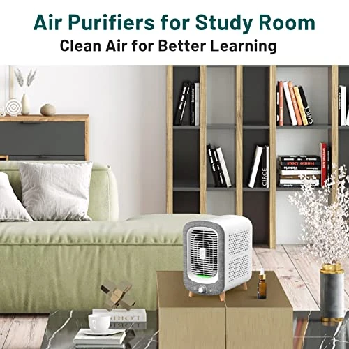 Jafända Cute Bedroom Air Purifiers For 780 Sq Ft, Retro Design, Essential Oil Diffuser & Bladeless Fan Combo, HEPA Carbon Filters Remove Dust Smoke Allergies VOCs Odors For Kids, Office 3 Jafända Cute Bedroom Air Purifiers For 780 Sq Ft, Retro Design, Essential Oil Diffuser & Bladeless Fan Combo, HEPA Carbon Filters Remove Dust Smoke Allergies VOCs Odors For Kids, Office - Image 3