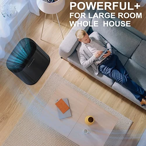 HIMOX HEPA 14 Air Purifierfor Allergies Large Room Pets 5 In 1 Medical Grade HEPA Filter Up To 2000ft² Remove 99.99% Of Dust Mold Pollen Smoke Odor Automatic Air Quality Sensors (H05) 1 HIMOX HEPA 14 Air Purifierfor Allergies Large Room Pets 5 In 1 Medical Grade HEPA Filter Up To 2000ft² Remove 99.99% Of Dust Mold Pollen Smoke Odor Automatic Air Quality Sensors (H05)