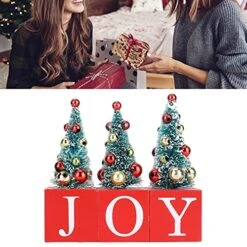 Christmas Tree Ornament Cute Desktop Christmas Tree Mini Christmas Tree Joy Desktop Decor Mini Christmas Tree For Table Decor With Joy Sign For Gift Home Indoor Outdoor Table, Mini Christmas Tree, 10 Christmas Tree Ornament Cute Desktop Christmas Tree Mini Christmas Tree Joy Desktop Decor Mini Christmas Tree For Table Decor With Joy Sign For Gift Home Indoor Outdoor Table, Mini Christmas Tree, -Solo Stoves Shop 515FJPNa6sL