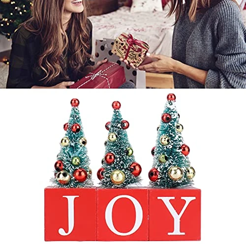 Christmas Tree Ornament Cute Desktop Christmas Tree Mini Christmas Tree Joy Desktop Decor Mini Christmas Tree For Table Decor With Joy Sign For Gift Home Indoor Outdoor Table, Mini Christmas Tree, 5 Christmas Tree Ornament Cute Desktop Christmas Tree Mini Christmas Tree Joy Desktop Decor Mini Christmas Tree For Table Decor With Joy Sign For Gift Home Indoor Outdoor Table, Mini Christmas Tree, - Image 5