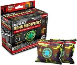 Zarpax Gun Safe Dehumidifier Camouflage - Rechargeable Desiccant Dehumidifier Bags - Reusable & Absorbs Moisture & Humidity - 2x Pack -Solo Stoves Shop 515Mh8CLWL. AC