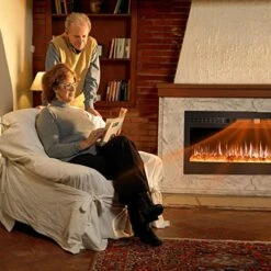 Homajor 36 Inch Electric Fireplace Inserts, Electric Fireplace Wall Mounted, Led Fireplace, Recessed Fireplace, 12 Flame Colors, Remote Control W/Timer -Solo Stoves Shop 5160S5u8nmL