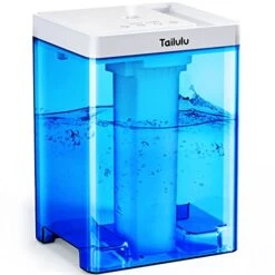 Humidifiers For Large Room Bedroom Home, 1.98 Gallon 7.5L Cool Mist Top Fill Filterless Air Humidifier For Baby Plants Whole House, Ultrasonic Humidifier With Night Light, Easy Clean Air Vaporizer