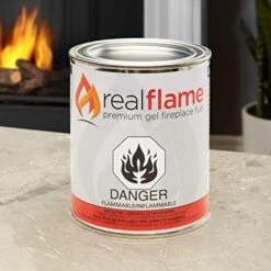 Real Flame Gel Fuel Cans - 24-Pack - Gelled Isopropyl Alcohol For Indoor Or Outdoor Fireplaces 8 Real Flame Gel Fuel Cans - 24-Pack - Gelled Isopropyl Alcohol For Indoor Or Outdoor Fireplaces -Solo Stoves Shop 516BINjfWfL