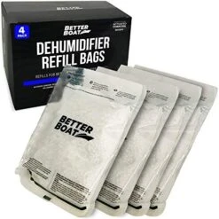 4 Pack Moisture Absorbers Dehumidifier Refill Bag To Get Rid Of Odors & Damp Air | Pellet Packs For Use In Refillable Bucket For Basement Closet Home RV And Boating Refills Unscented Fragrance Free -Solo Stoves Shop 516P5YbYJvL. AC