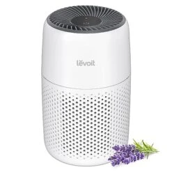 LEVOIT Air Purifiers For Bedroom Home, HEPA Filter Cleaner With Fragrance Sponge For Better Sleep, Filters Smoke, Allergies, Pet Dander, Odor, Dust, Office, Desktop, Portable, Core Mini, White