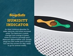 SnapSafe Rechargeable Dehumidifier Large, 75901 - Portable Moisture Absorbers For Gun Safes & Cabinets, Closets, & Pantries-Prevent Moisture Damage For Gun Safe Accessories, Firearms In Your Gun Vault -Solo Stoves Shop 517hgEqe8gL