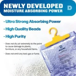 Dry & Dry 8 Pack[7 OZ] Premium Moisture Absorbers Dehumidifiers For Home Dehumidifier For Basement Dehumdifiers For Bedroom Small Dehumidifiers - Dehumidifiers Moisture Absorber -Solo Stoves Shop 517hkrIaHaL 1