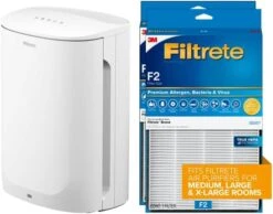 Filtrete Air Purifier, Small/Medium Room True HEPA Filter, Captures 99.97% Of Airborne Particles Such As Smoke, Dust, Pollen, Bacteria, Virus For 150 Sq. Ft., Office, Bedroom, Kitchen And More -Solo Stoves Shop 517tlV r6lL. AC