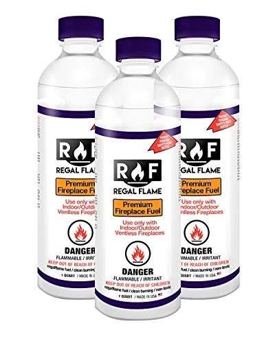 Regal Flame Signature Ventless Bio Ethanol Fireplace Fuel - 3 Quarts 1 Regal Flame Signature Ventless Bio Ethanol Fireplace Fuel - 3 Quarts