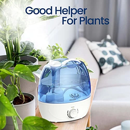Rbioko® 2.6L Cool Mist Humidifiers For Bedroom Whisper Quiet, Ultrasonic Vaporizer For Baby & Nursery, Indoor Plants & Whole House -Adjustable 360 Rotation Nozzle, Easy To Clean, Auto-Shut Off 4 Rbioko® 2.6L Cool Mist Humidifiers For Bedroom Whisper Quiet, Ultrasonic Vaporizer For Baby & Nursery, Indoor Plants & Whole House -Adjustable 360 Rotation Nozzle, Easy To Clean, Auto-Shut Off - Image 4