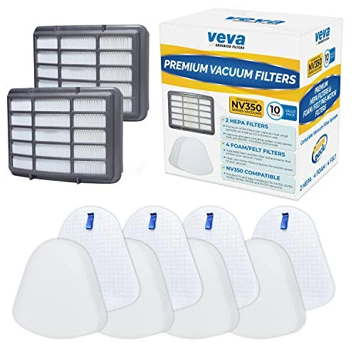 VEVA Advanced NV350 Air Purifier Filter Replacements (6-Pack) - Premium Activated Carbon Pre-Filters Compatible With Shark NV358, Honeywell HPA200, And 853460008013 Vacuum Models 1 VEVA Advanced NV350 Air Purifier Filter Replacements (6-Pack) - Premium Activated Carbon Pre-Filters Compatible With Shark NV358, Honeywell HPA200, And 853460008013 Vacuum Models