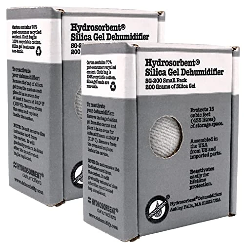 HYDROSORBENT® Gun Safe Dehumidifier Rechargeable Silica Gel 450 Gram Carton. Moisture Absorber. Reusable Desiccant Dehumidifier For Gun Safe – Made In USA Silica Gel Desiccant. 1 Unit - SG450 8 HYDROSORBENT® Gun Safe Dehumidifier Rechargeable Silica Gel 450 Gram Carton. Moisture Absorber. Reusable Desiccant Dehumidifier For Gun Safe – Made In USA Silica Gel Desiccant. 1 Unit - SG450 - Image 8