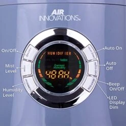 Air Innovations Humidifier Large Capacity 1.7 Gal (6.4L) Whisper-Quiet Cool Mist Ultrasonic For Rooms Up To 600 SqFt Baby Bedroom BPA Free Lasts Up To 96hs Remote Control Digital Display Aroma Tray -Solo Stoves Shop 519XdAvT6YL